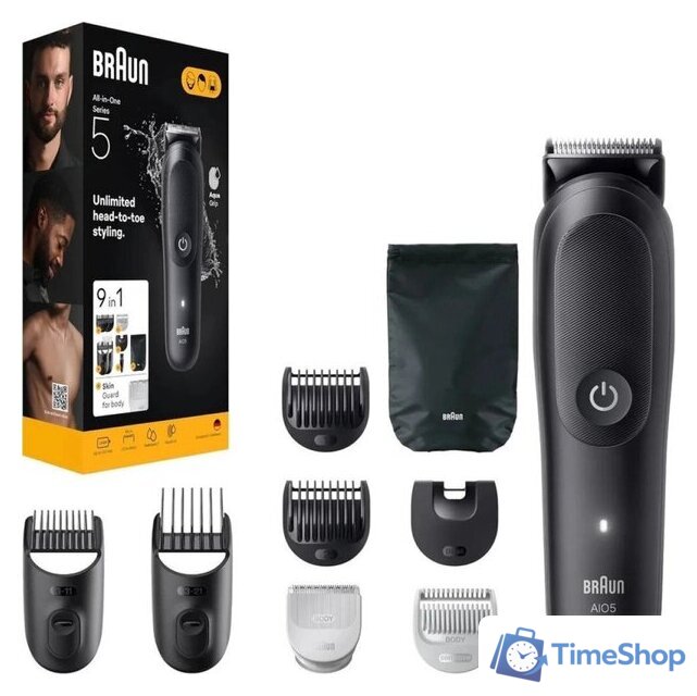 Универсальный триммер Braun AIO5540 - Изображение №10 — Интернет-магазин Time-Shop