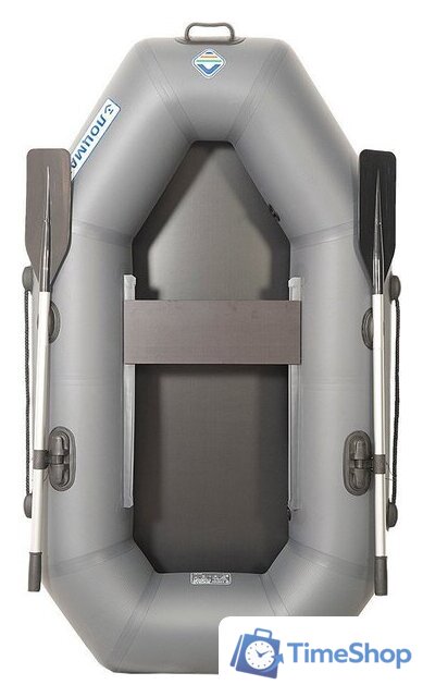 Гребная лодка Лоцман Гребная стандарт ЛС-200 (серый) - Изображение №2 — Интернет-магазин Time-Shop