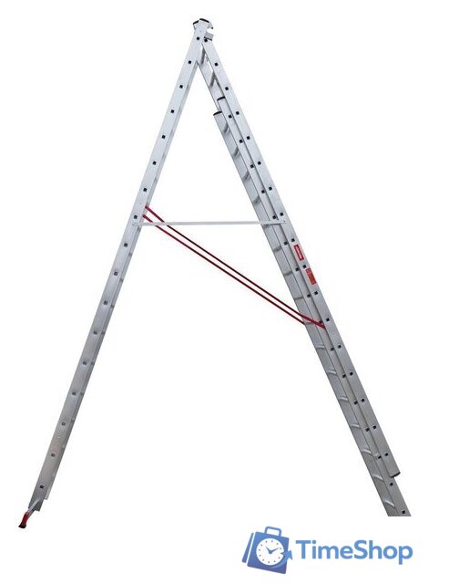 Лестница-стремянка Новая высота NV 323 трёхсекционная усиленная 3x17 ступеней - Изображение №10 — Интернет-магазин Time-Shop