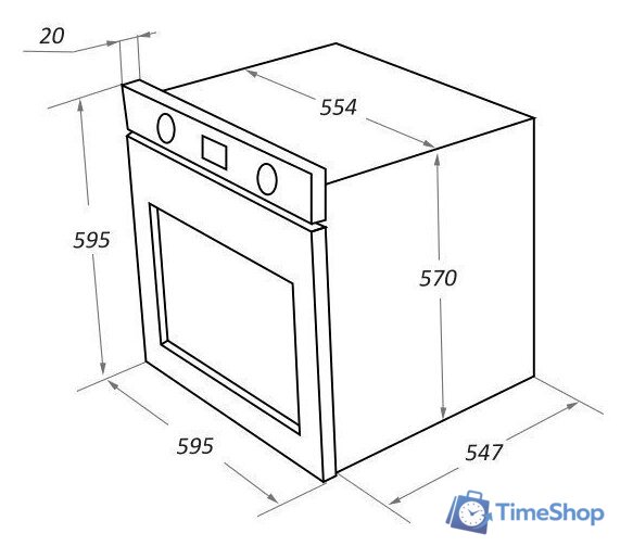 Электрический духовой шкаф MAUNFELD EOEM.769S1 - Изображение №16 — Интернет-магазин Time-Shop