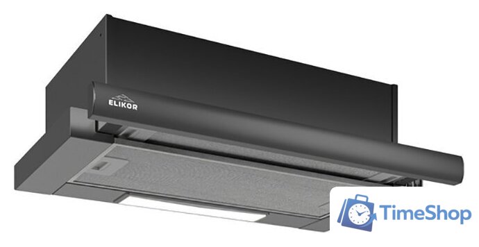 Кухонная вытяжка Elikor Slide 60П-430 (черный/черный) (211933) - Изображение №1 — Интернет-магазин Time-Shop