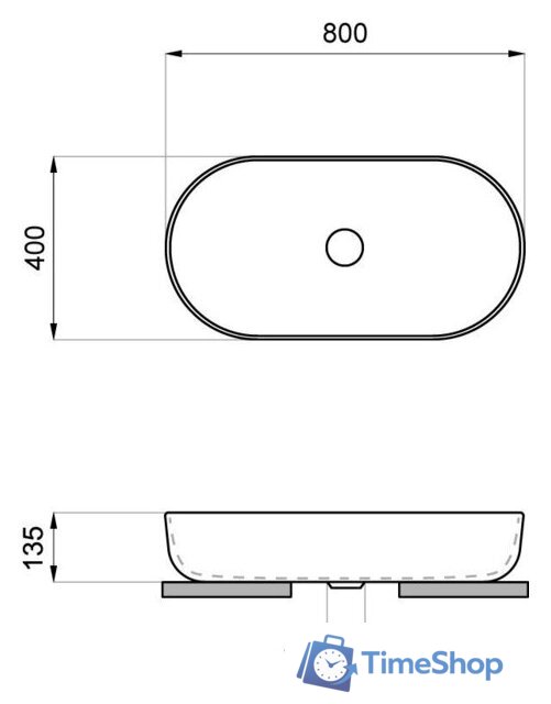 Умывальник Wellsee Chic Riviera 326815000 - Изображение №9 — Интернет-магазин Time-Shop