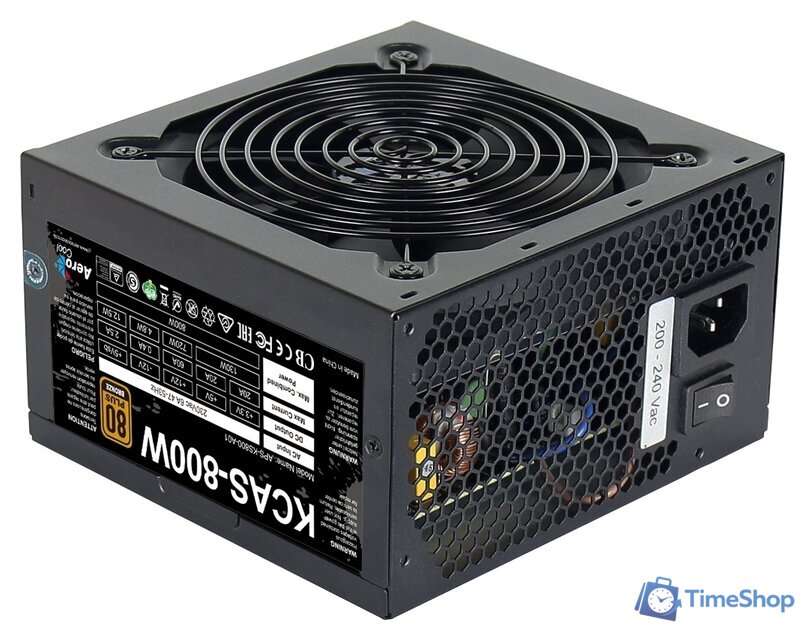 Блок питания AeroCool KCAS Plus 800W - Изображение №3 — Интернет-магазин Time-Shop