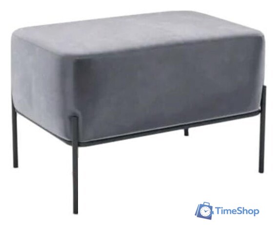 Банкетка Hype Mebel Баг (черный/серый) - Изображение №1 — Интернет-магазин Time-Shop