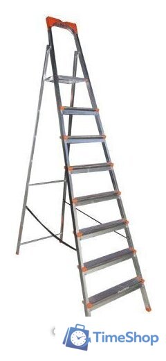 Лестница-стремянка Энкор 69675 (8 ступеней) - Изображение №1 — Интернет-магазин Time-Shop