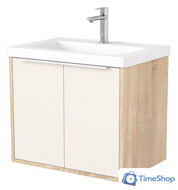  Дабер Тумба под умывальник 018 Тобага/Эридан/Артвин 60 Т18.6Т.0.18Б (бежевый/дуб бардолино/белый) - Изображение №1 — Интернет-магазин Time-Shop