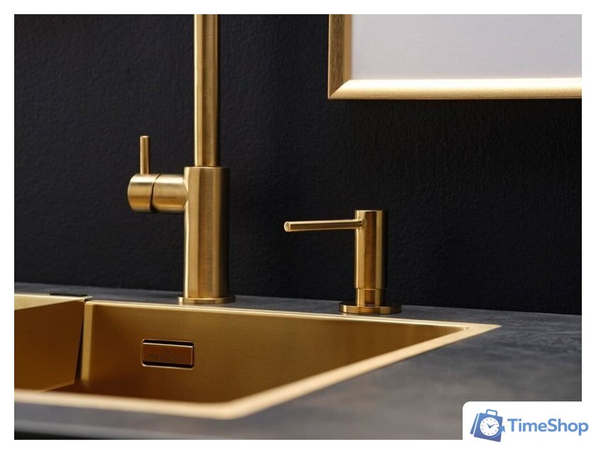 Кухонная мойка Reginox New York 50x40 (L) OKG Comfort Gold Flax R35160 - Изображение №5 — Интернет-магазин Time-Shop