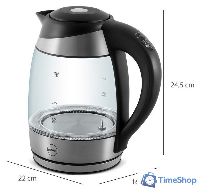 Электрический чайник Eldom C520 - Изображение №11 — Интернет-магазин Time-Shop