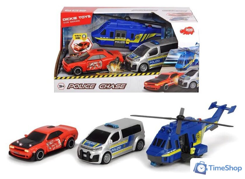 Набор DICKIE Полицейская погоня 3715011 - Изображение №1 — Интернет-магазин Time-Shop