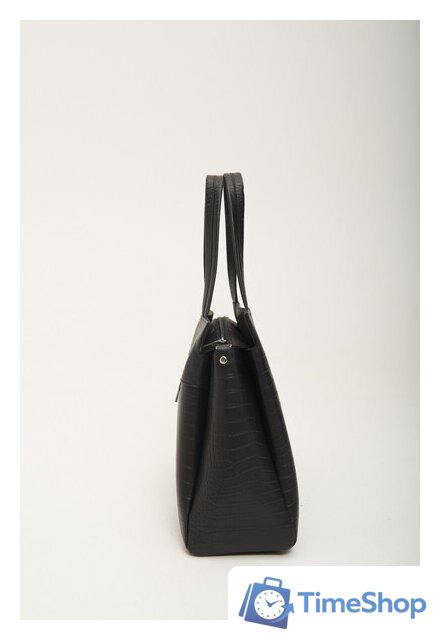 Женская сумка Souffle 322 3225001 (черный кайман эластичный) - Изображение №10 — Интернет-магазин Time-Shop