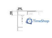 Кухонная мойка Blanco Zenar 45 S 527359 (левая, вулканический серый) - Изображение №5 — Интернет-магазин Time-Shop