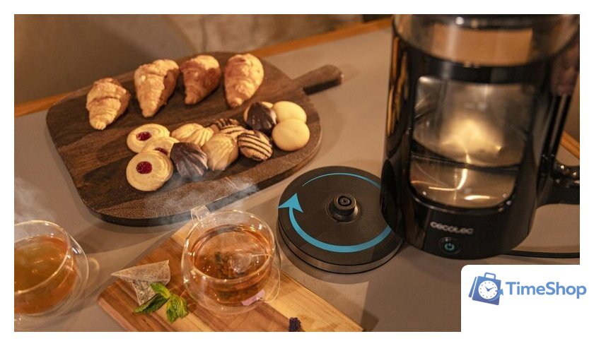 Электрический чайник Cecotec Thermosense 330 Glassy - Изображение №6 — Интернет-магазин Time-Shop