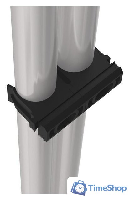 Стойка для одежды Sheffilton SHT-WR12 920124 (черный/хром лак) - Изображение №5 — Интернет-магазин Time-Shop