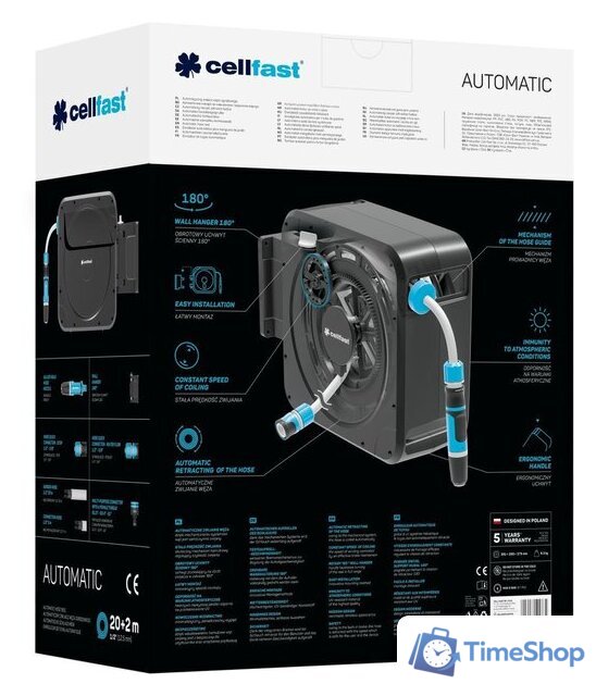 Катушка со шлангом Cellfast 55-410 (1/2