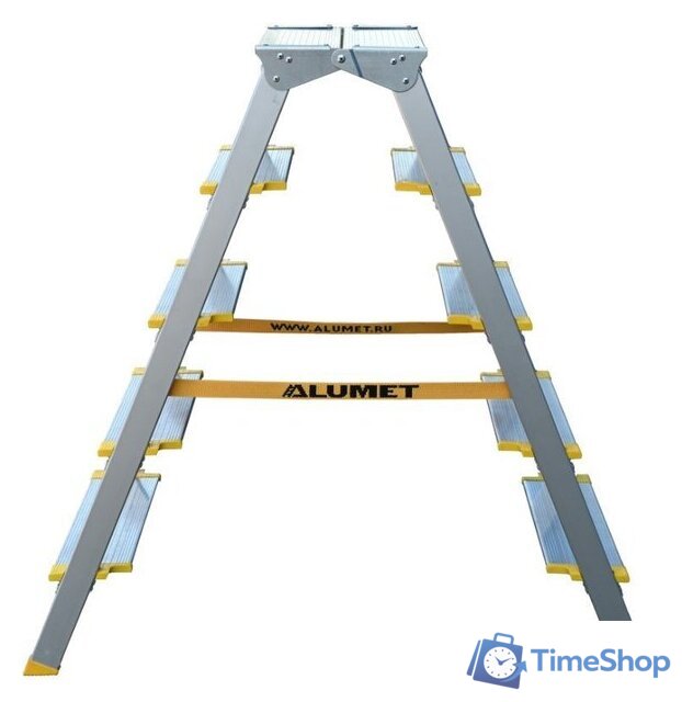 Лестница-стремянка Алюмет ASD 5205 (2х5 ступеней) - Изображение №2 — Интернет-магазин Time-Shop