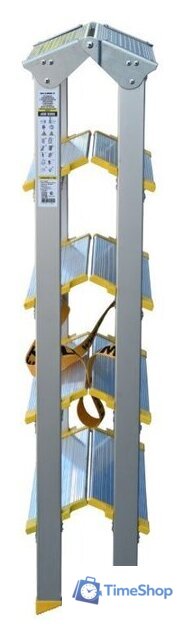 Лестница-стремянка Алюмет ASD 5205 (2х5 ступеней) - Изображение №4 — Интернет-магазин Time-Shop