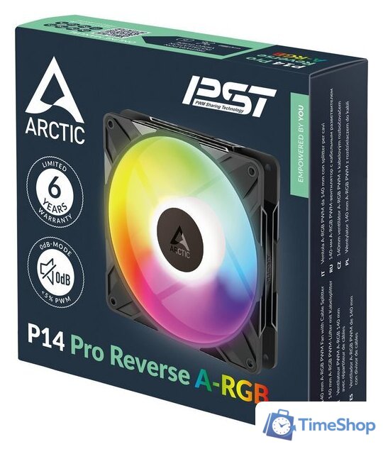 Вентилятор для корпуса Arctic P14 Pro Reverse A-RGB ACFAN00323A - Изображение №6 — Интернет-магазин Time-Shop