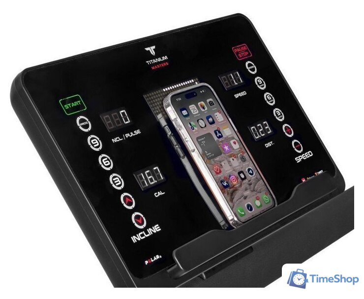 Электрическая беговая дорожка Titanium Masters Physiotech X-Compact - Изображение №6 — Интернет-магазин Time-Shop