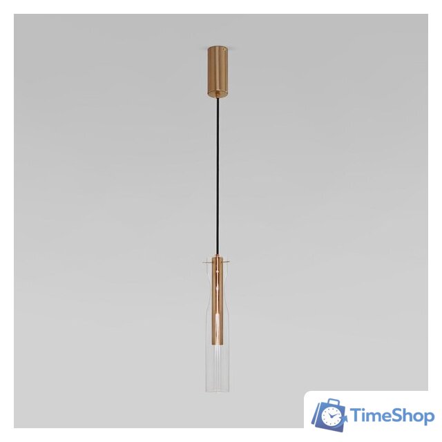 Подвесная люстра Евросвет 50254/1 LED (латунь) - Изображение №2 — Интернет-магазин Time-Shop