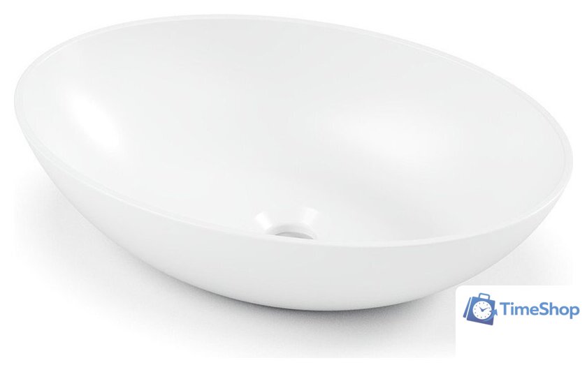 Умывальник Belux Дубай Д-480 (18, белый матовый/Solid Surface) - Изображение №3 — Интернет-магазин Time-Shop