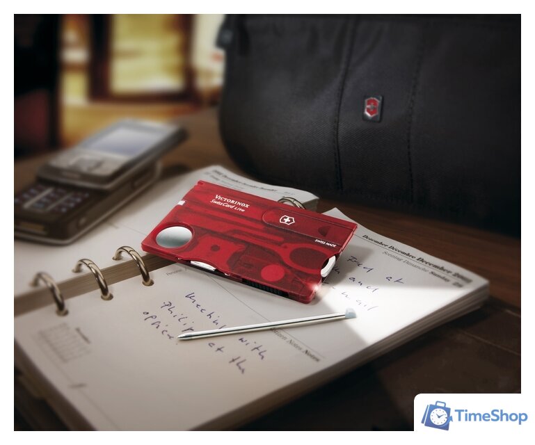 Мультитул Victorinox SwissCard Lite 0.7300.T - Изображение №8 — Интернет-магазин Time-Shop