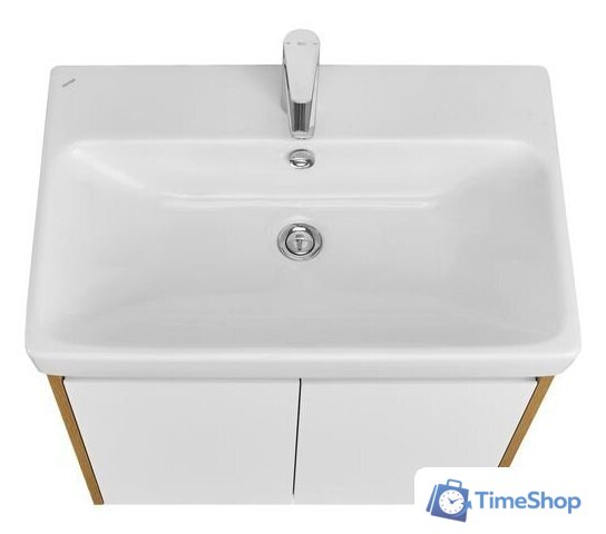  Акватон Тумба с умывальником Сканди Doors 70 1A2789K0SDZ90 (белый/дуб рустикальный) - Изображение №2 — Интернет-магазин Time-Shop