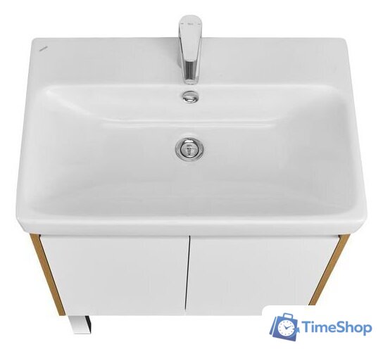  Акватон Тумба с умывальником Сканди Doors 70 1A2789K0SDZ90 (белый/дуб рустикальный) - Изображение №4 — Интернет-магазин Time-Shop