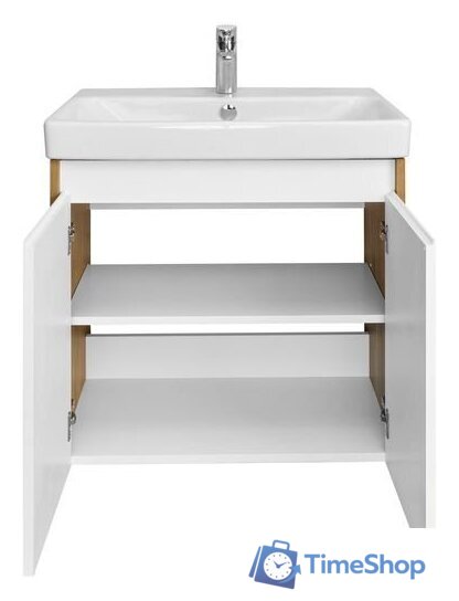  Акватон Тумба с умывальником Сканди Doors 70 1A2789K0SDZ90 (белый/дуб рустикальный) - Изображение №5 — Интернет-магазин Time-Shop