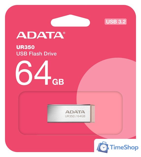 USB Flash ADATA UR350 64GB UR350-64G-RSR/BG - Изображение №1 — Интернет-магазин Time-Shop