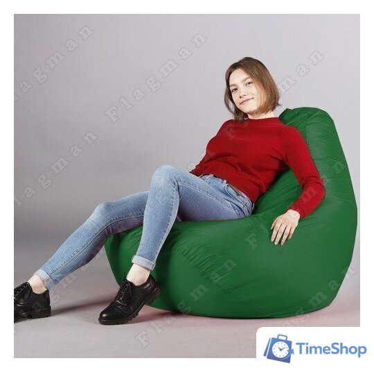 Кресло-мешок Flagman Груша Макси Г2.1-04 (зеленый) - Изображение №12 — Интернет-магазин Time-Shop