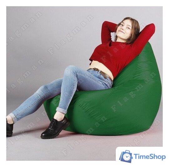 Кресло-мешок Flagman Груша Макси Г2.1-04 (зеленый) - Изображение №13 — Интернет-магазин Time-Shop