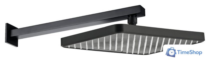 Верхний душ Aquatek AQ2081MB (черный матовый) - Изображение №1 — Интернет-магазин Time-Shop