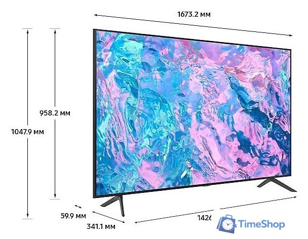 Телевизор Samsung Crystal UHD 4K CU7100 UE85CU7100UXCE - Изображение №3 — Интернет-магазин Time-Shop