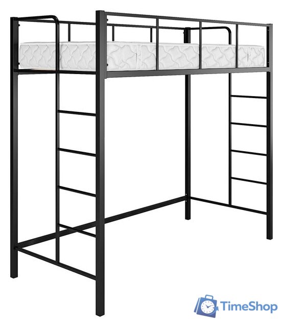 Кровать-чердак Князев Мебель Хельга 1 ХЕ1.90.200.Ч (черный муар) - Изображение №1 — Интернет-магазин Time-Shop