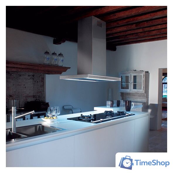 Кухонная вытяжка Falmec Lumina NRS Island 90 800 м3/ч (нержавеющая сталь) - Изображение №2 — Интернет-магазин Time-Shop