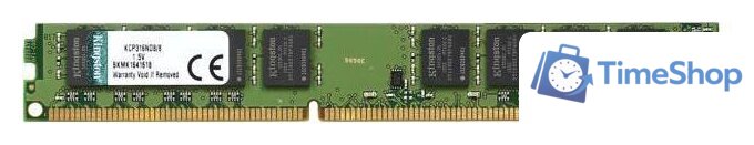 Оперативная память Kingston ValueRAM 8GB DDR3 PC3-12800 KCP316ND8/8 - Изображение №1 — Интернет-магазин Time-Shop