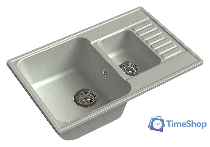 Кухонная мойка GranFest QUARZ Z-21K (серый) - Изображение №1 — Интернет-магазин Time-Shop