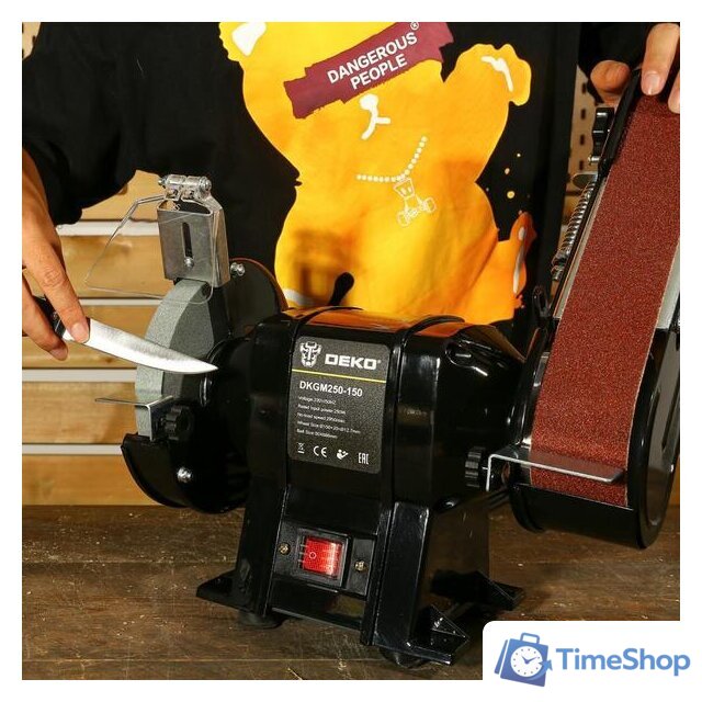 Заточный станок Deko DKGM250-150 063-4214 - Изображение №6 — Интернет-магазин Time-Shop