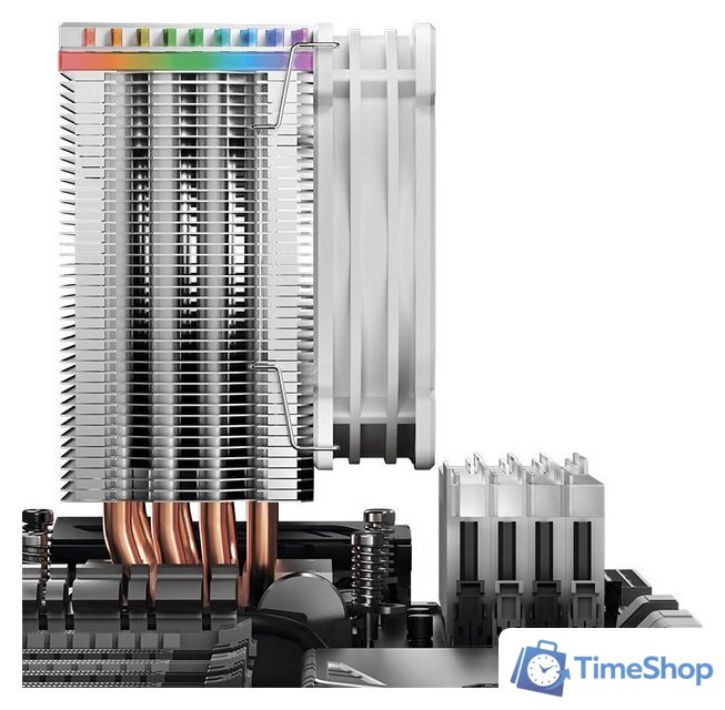 Кулер для процессора Jonsbo CR-1400 ARGB White - Изображение №6 — Интернет-магазин Time-Shop