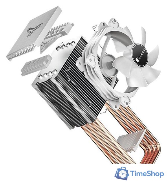 Кулер для процессора Jonsbo CR-1400 ARGB White - Изображение №14 — Интернет-магазин Time-Shop