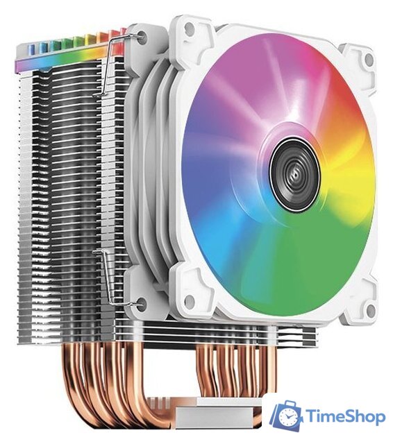 Кулер для процессора Jonsbo CR-1400 ARGB White - Изображение №3 — Интернет-магазин Time-Shop