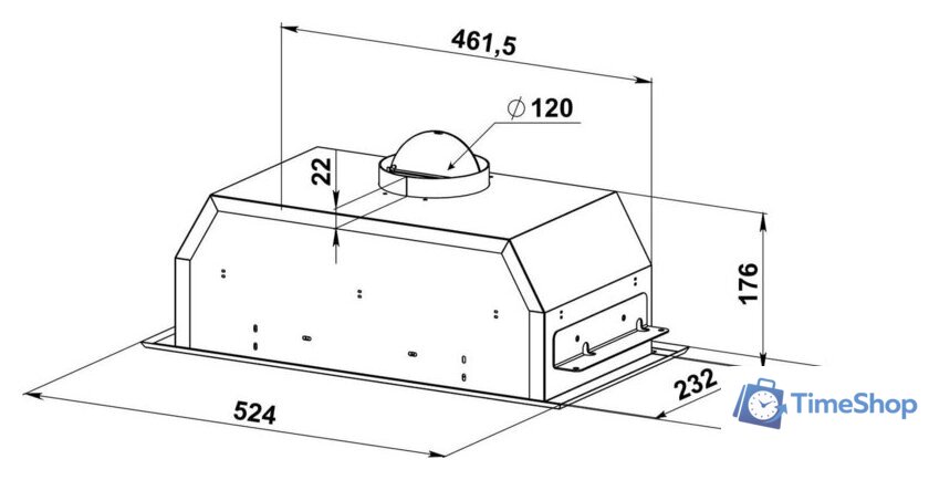 Кухонная вытяжка Kanzler D 522 S - Изображение №4 — Интернет-магазин Time-Shop