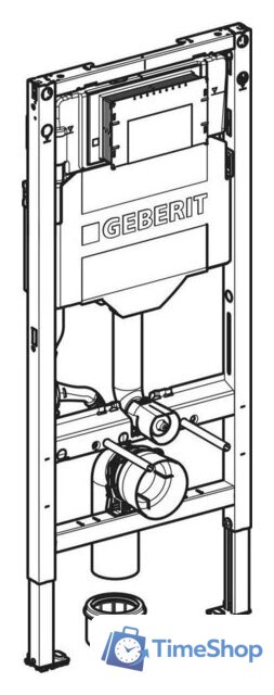 Инсталляция для унитаза Geberit Duofix Sigma 111.320.00.6 - Изображение №2 — Интернет-магазин Time-Shop