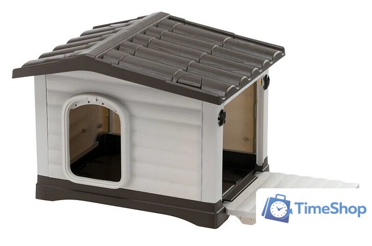 Будка Ferplast Dogvilla 60 87252799 - Изображение №1 — Интернет-магазин Time-Shop