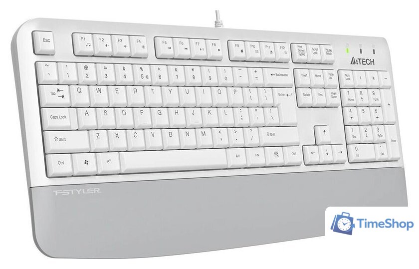 Клавиатура A4Tech Fstyler FK20 (белый) - Изображение №3 — Интернет-магазин Time-Shop