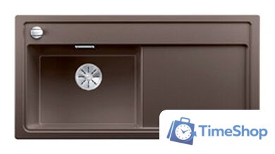 Кухонная мойка Blanco Zenar XL 6 S-F (кофе, левая, с клапаном-автоматом) - Изображение №1 — Интернет-магазин Time-Shop