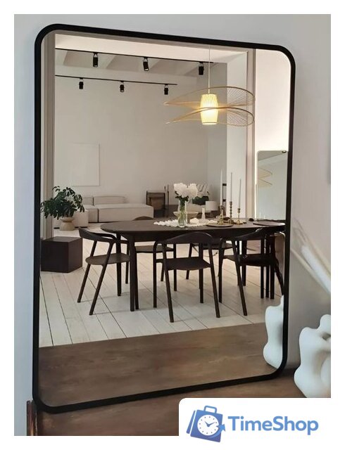 Зеркало с подсветкой  EMZE 60x80 LED.UV.SMART.60.80.CHE.4K (черный с УФ-окантовкой и подсветкой) - Изображение №13 — Интернет-магазин Time-Shop