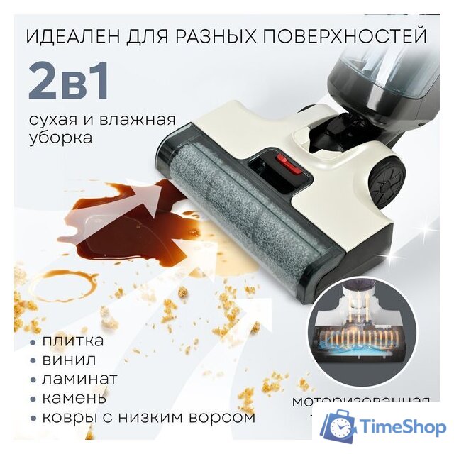 Вертикальный моющий пылесос Planta PL-CW201 - Изображение №2 — Интернет-магазин Time-Shop