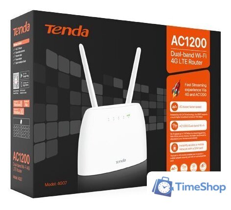 4G Wi-Fi роутер Tenda 4G07 - Изображение №2 — Интернет-магазин Time-Shop