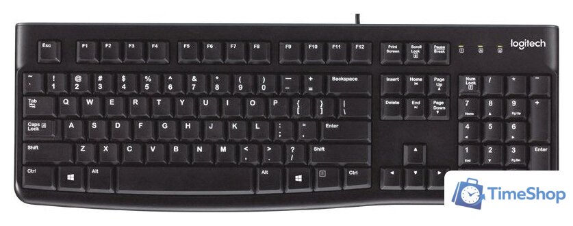 Клавиатура Logitech K120 920-002583 (с гравировкой) - Изображение №1 — Интернет-магазин Time-Shop
